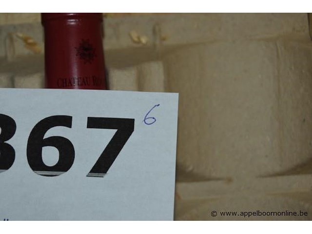 6x fles rode wijn, château rouget, pomerol, 2004, 75cl - afbeelding 3 van  3
