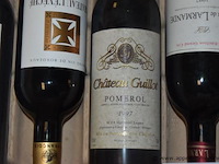 6x fles rode wijn, w.o. 2x château l'évêché pomerol 2008, 1x château guillot pomerol 1997, 3x le cadet de larmande saint-émilion grand cru 1997, 75cl - afbeelding 3 van  4