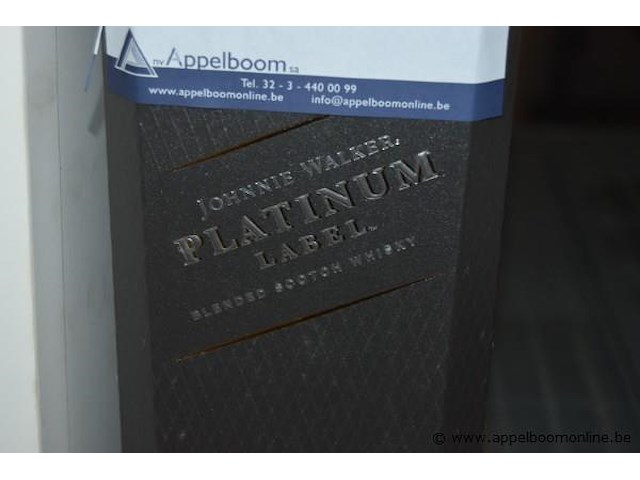 6x fles whisky, johnnie walker, platinum label private blend, 18 jaar, 70cl - afbeelding 2 van  4