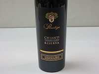 (6x) fles(sen) chianti prestige riserva 75 - afbeelding 2 van  4