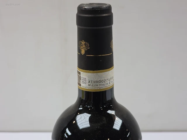 (6x) fles(sen) chianti prestige riserva 75 - afbeelding 3 van  4