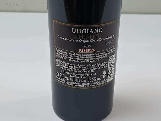 (6x) fles(sen) chianti prestige riserva 75 - afbeelding 4 van  4
