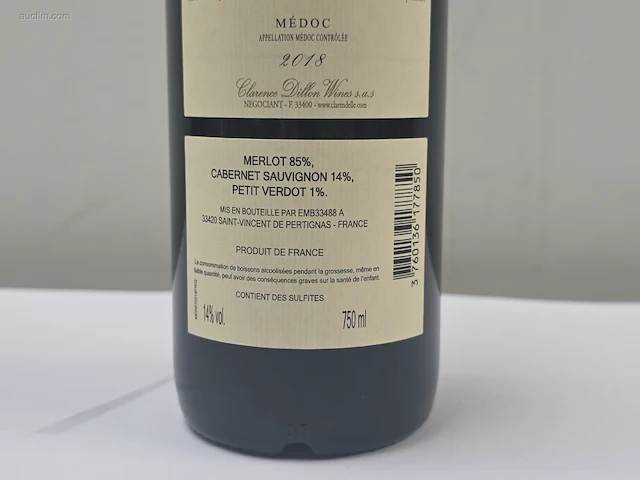 (6x) fles(sen) clarendelle medoc 75 - afbeelding 6 van  9