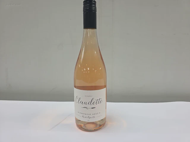 (6x) fles(sen) claudette cuvee grenache rose 75 - afbeelding 1 van  6