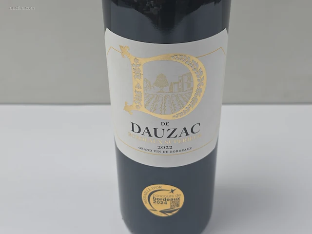 (6x) fles(sen) de dauzac bordeaux superieur 75 - afbeelding 2 van  7