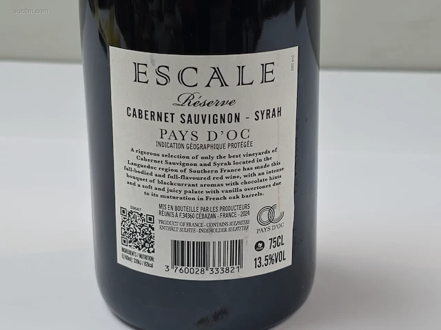 (6x) fles(sen) escale reserve 75 - afbeelding 3 van  3