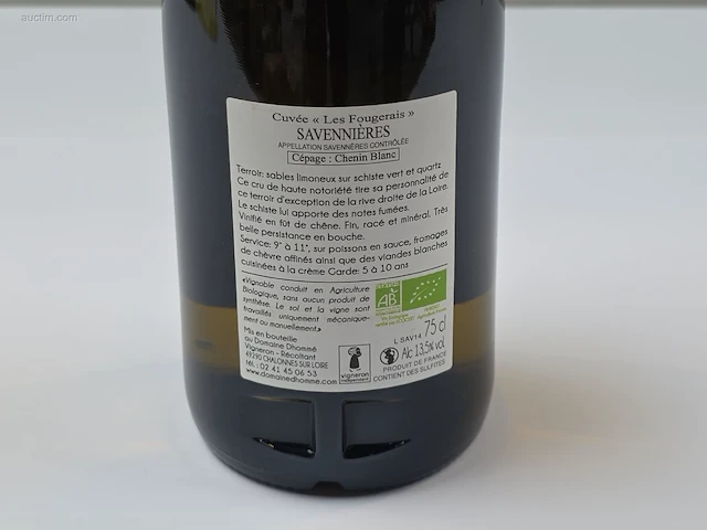 (6x) fles(sen) les fougerais domaine dhomme 75 - afbeelding 5 van  5