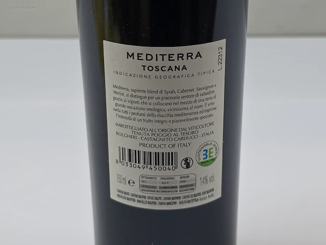 (6x) fles(sen) mediterra toscana 75 - afbeelding 4 van  4