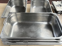6x gastro rvs bak - afbeelding 1 van  4