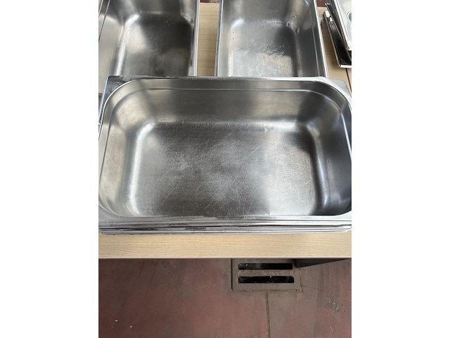 6x gastro rvs bak - afbeelding 2 van  4