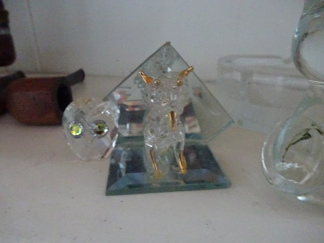 6x glazen uil - afbeelding 2 van  2