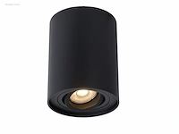 (6x) gu10 opbouwspot armatuur zwart kantelbaar... - afbeelding 3 van  7