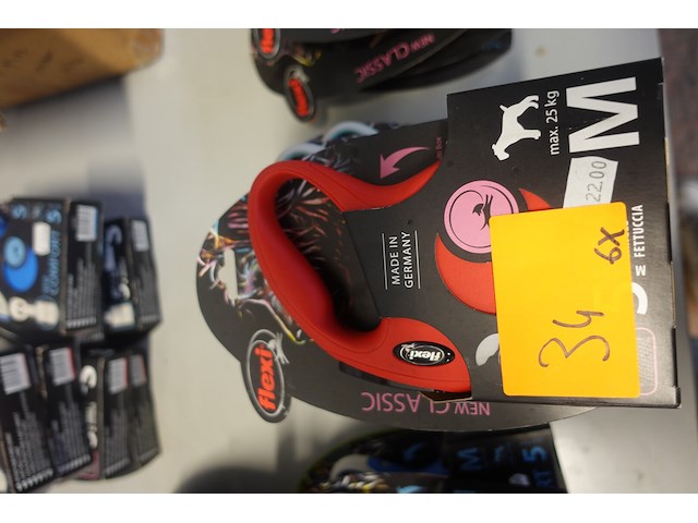 6x hondenleiband flexi - afbeelding 1 van  2