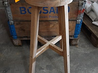 6x houten barkruk - afbeelding 2 van  3