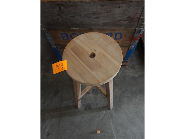 6x houten barkruk - afbeelding 3 van  3