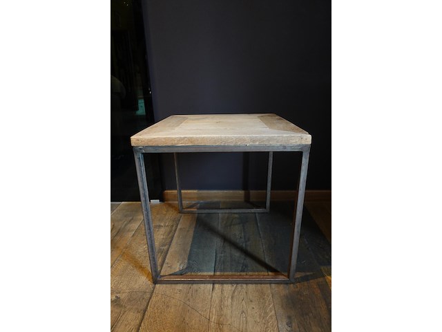 6x houten bijzettafel - afbeelding 2 van  4