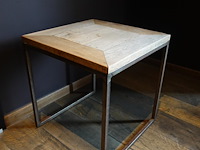 6x houten bijzettafel - afbeelding 4 van  4