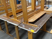 6x houten lessenaar - afbeelding 1 van  2