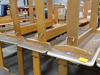 6x houten lessenaar - afbeelding 1 van  2
