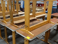 6x houten lessenaar - afbeelding 1 van  2