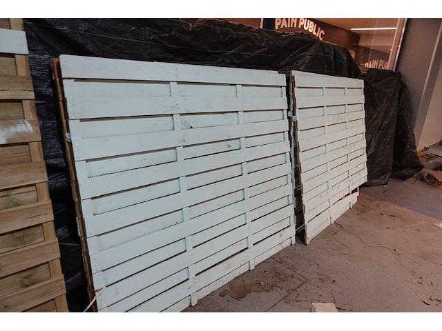 6x houten schutting - afbeelding 4 van  4
