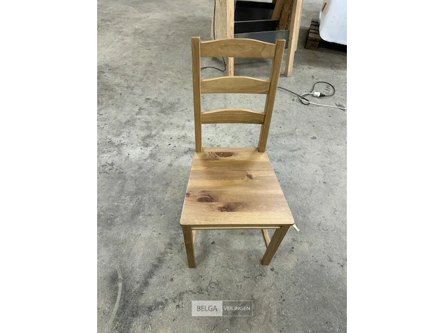 6x houten stoeltjes - afbeelding 3 van  3
