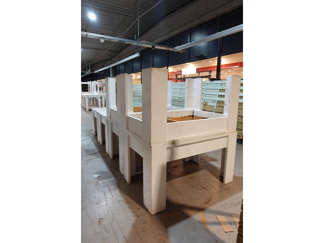6x houten tafel - afbeelding 3 van  3