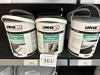 6x iko pro alu paint / bitumen paint / fundament - afbeelding 1 van  7