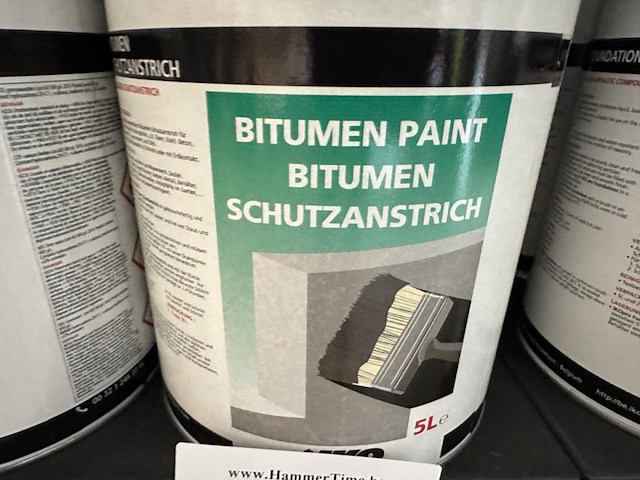 6x iko pro alu paint / bitumen paint / fundament - afbeelding 3 van  7