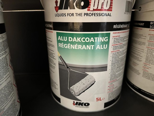 6x iko pro alu paint / bitumen paint / fundament - afbeelding 5 van  7