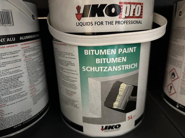 6x iko pro alu paint / bitumen paint / fundament - afbeelding 6 van  7