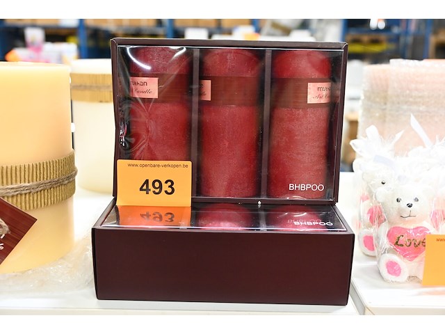 6x kaarsen rood - afbeelding 1 van  1