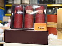 6x kaarsen rood - afbeelding 1 van  1