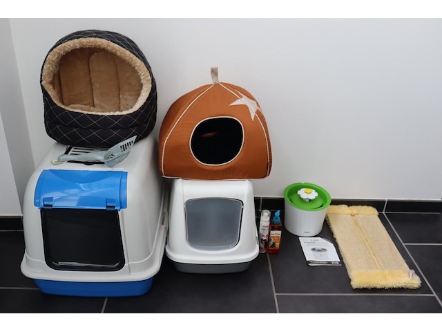 6x katten toebehoren - afbeelding 1 van  8