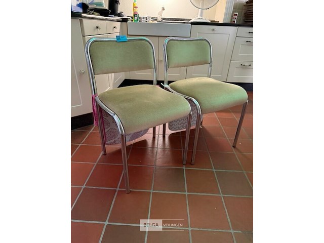 6x keukenstoelen - afbeelding 1 van  3