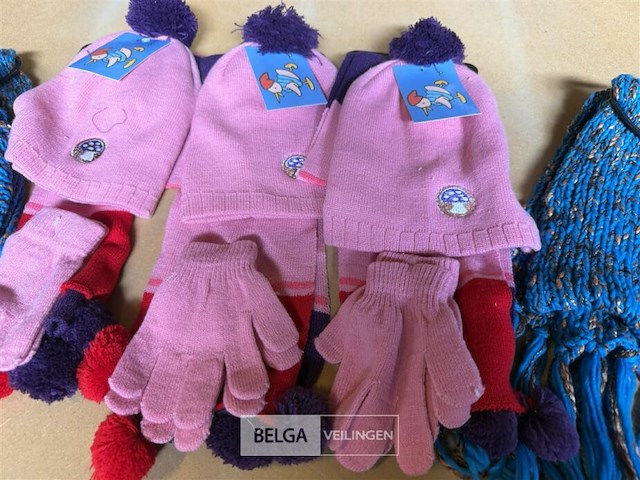 ± 6x kinder winteraccessoires - afbeelding 4 van  5