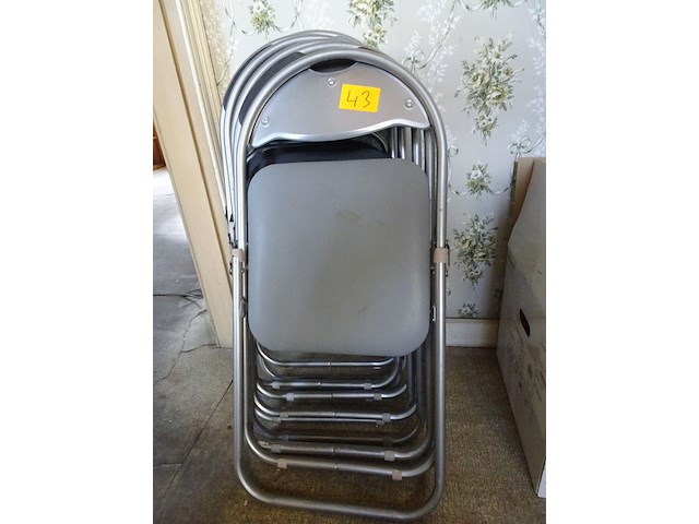 6x klapstoelen - afbeelding 1 van  2