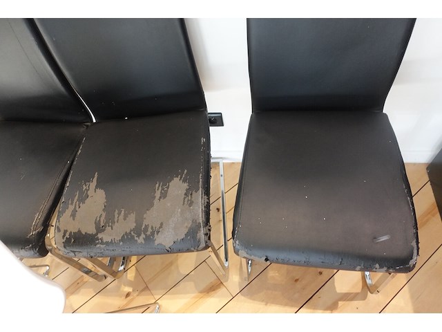 6x kunstoffen stoel - afbeelding 7 van  8