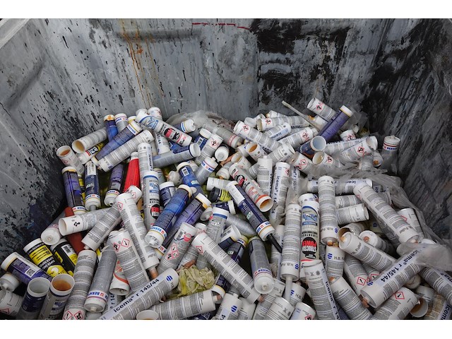 6x kunststof palletbox + inhoud - afbeelding 6 van  7