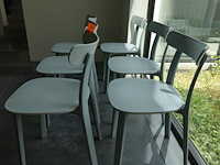 6x kunststof stoel vitra. - afbeelding 2 van  3