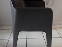 6x kunststof stoel - afbeelding 3 van  5