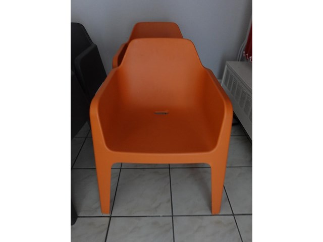 6x kunststof stoel - afbeelding 4 van  5