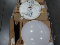 6x lamp + 6x opaal lampenkap - afbeelding 1 van  7