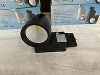 6x led track light black - afbeelding 2 van  5