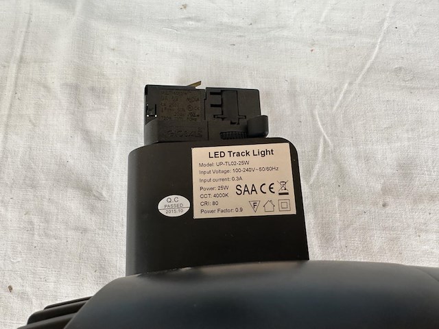 6x led track light black - afbeelding 3 van  5