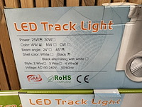6x led track light black - afbeelding 4 van  5