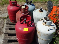 6x lege gasflessen - afbeelding 1 van  4