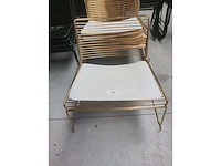 6x lounge goud + kussen (6x) - afbeelding 1 van  4