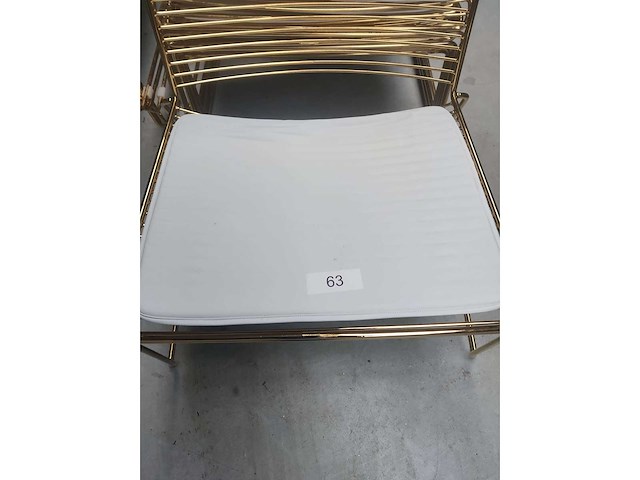 6x lounge goud + kussen (6x) - afbeelding 1 van  4