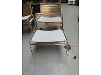 6x lounge goud + kussen (6x) - afbeelding 3 van  4